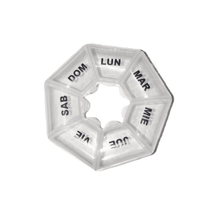 PASTILLERO CHICO 7 DIAS HEXAGONAL  NICE IDEAL REF.15864  1