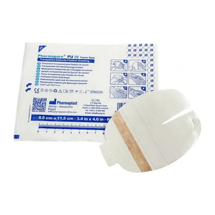 Apósito Fijación Vía Pharmapore I.V Transparente — 9x7 cm — REF. IVFS79 1