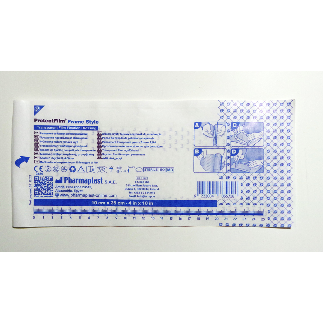 Apósito Fijación Transparente - Protecfilm - Medidas 2