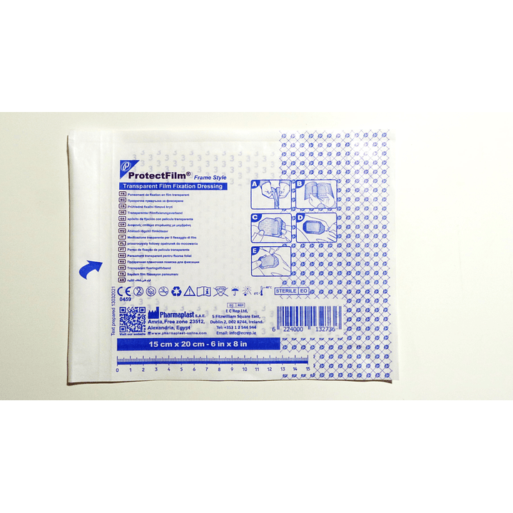Apósito Fijación Transparente - Protecfilm - Medidas 3