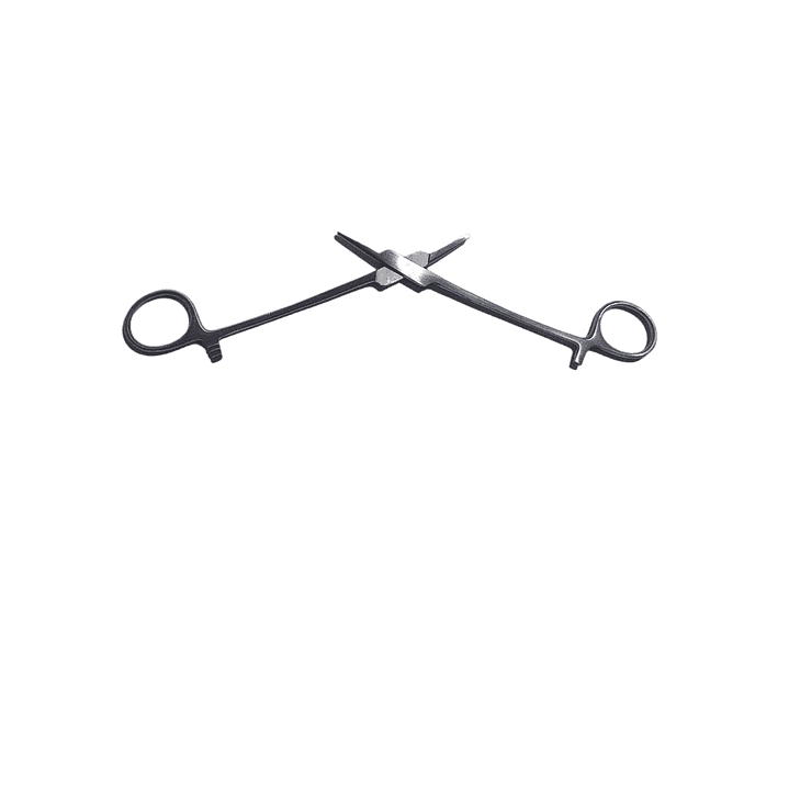 TIJERA PORTA AGUJA ACERO 14 CM 3