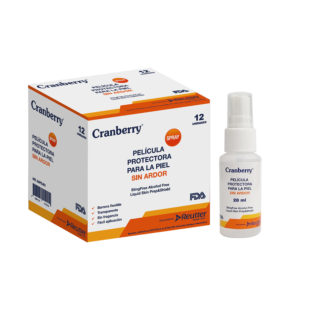 Spray Película Protectora de Piel — 28 ml — Cranberry 1