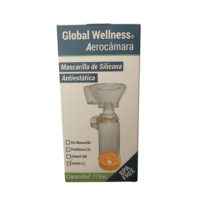 Aerocámara Adulto Con Mascarilla – 175ml 1