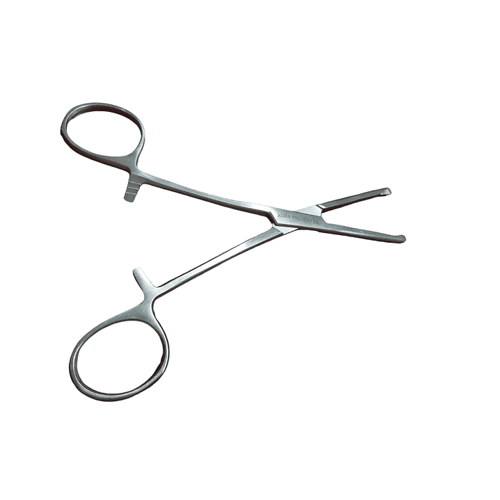 PINZA KOCHER RECTA 14 CM— Acero  1