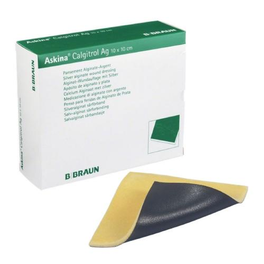 Apósito Alginato Plata Askina Calgitrol — 10x10 cm — 62111010 1
