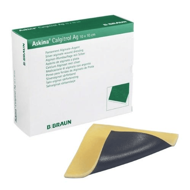 Apósito Alginato Plata Askina Calgitrol — 10x10 cm — 62111010 1