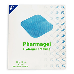 Apósito Hidrogel Pharmagel — 10x10 cm — REF. GEL100100