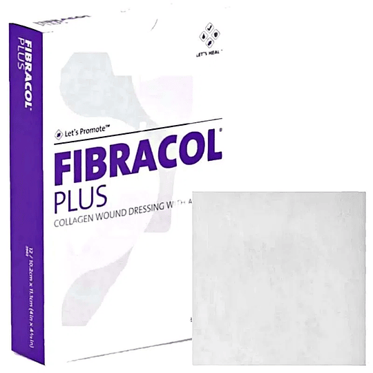 Apósito de colágeno + alginato — FIBRACOL PLUS — 10.2x11.1 cm 2982 — 