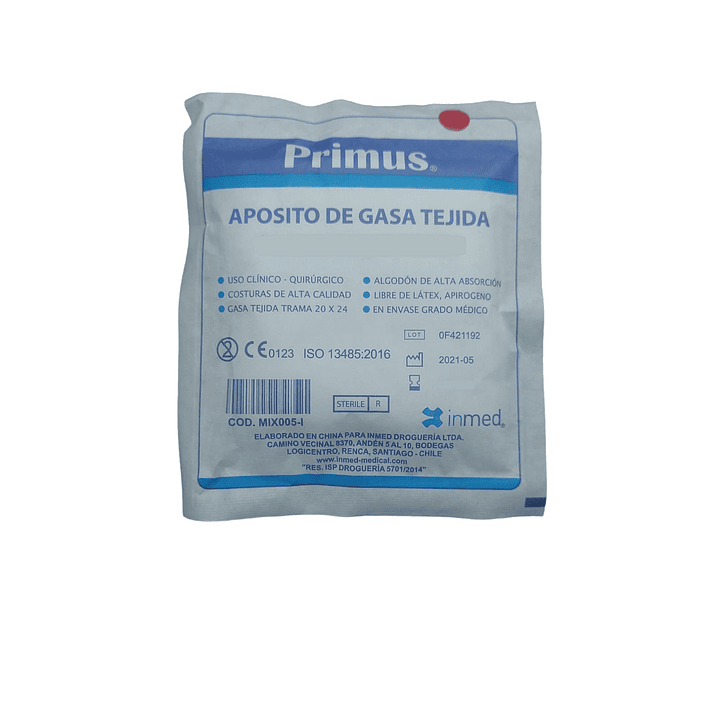 Aposito Gasa Natural — Medidas — PRIMUS 1