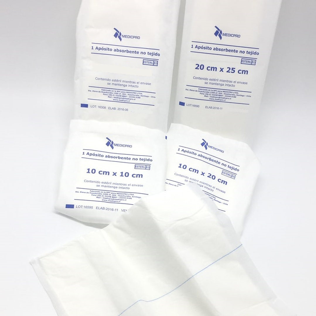 Aposito Gasa No Tejido — Medidas — Medicpro 2
