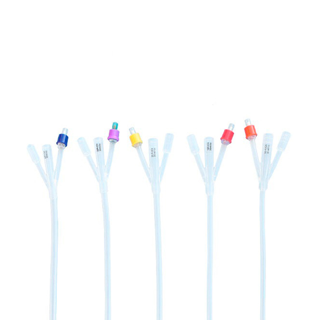 Sonda Foley 3 Vías — Silicona — Medidas — BIHOEIS 1