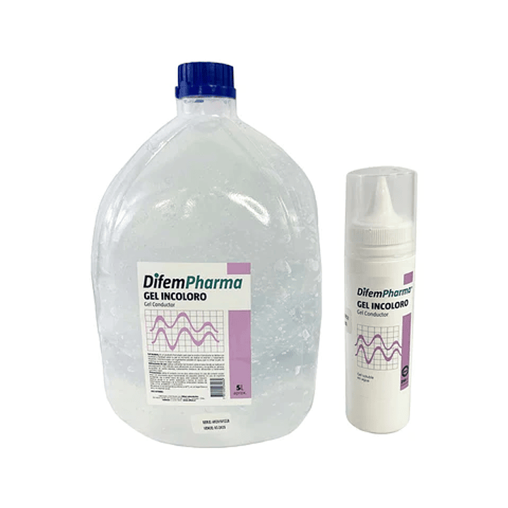 Gel Conductor Incoloro — Medidas — DIFEMPHARMA 1