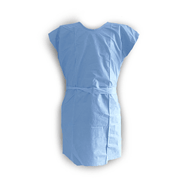 Bata Paciente Desechable Azul — REF. AABATAPA