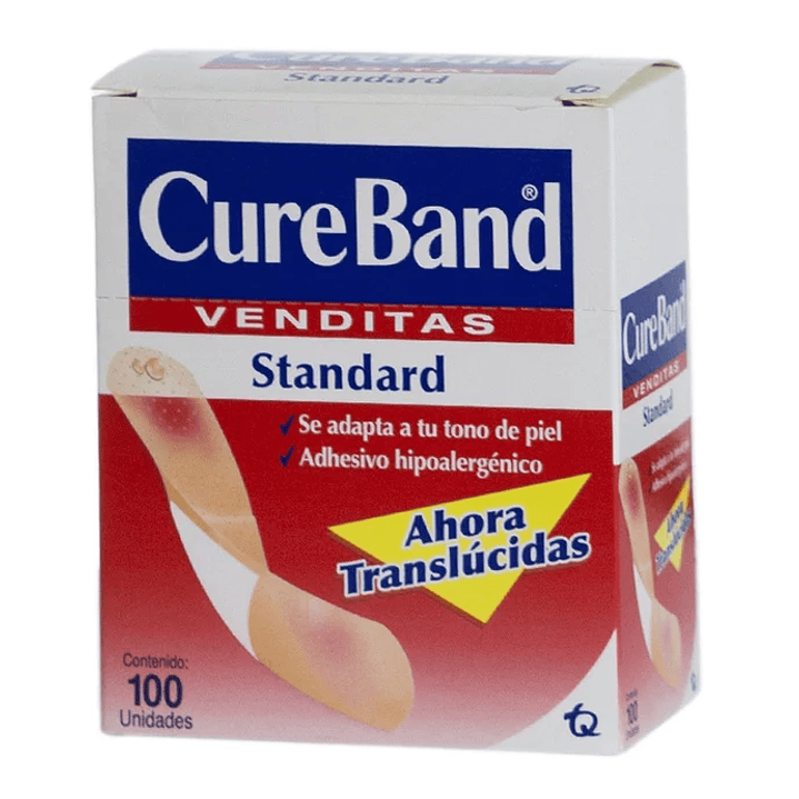 Parche Curita Estándar — CUREBAND — 100 UNIDADES 1