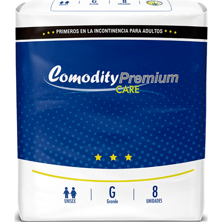 Pañal Comodity Care Premium — Tallas — 8 Unidades 2