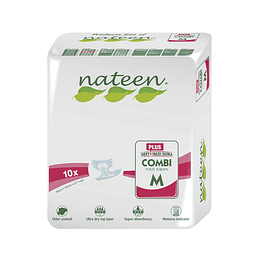 Pañal Nateen Combi Plus — Tallas — 10 Unidades