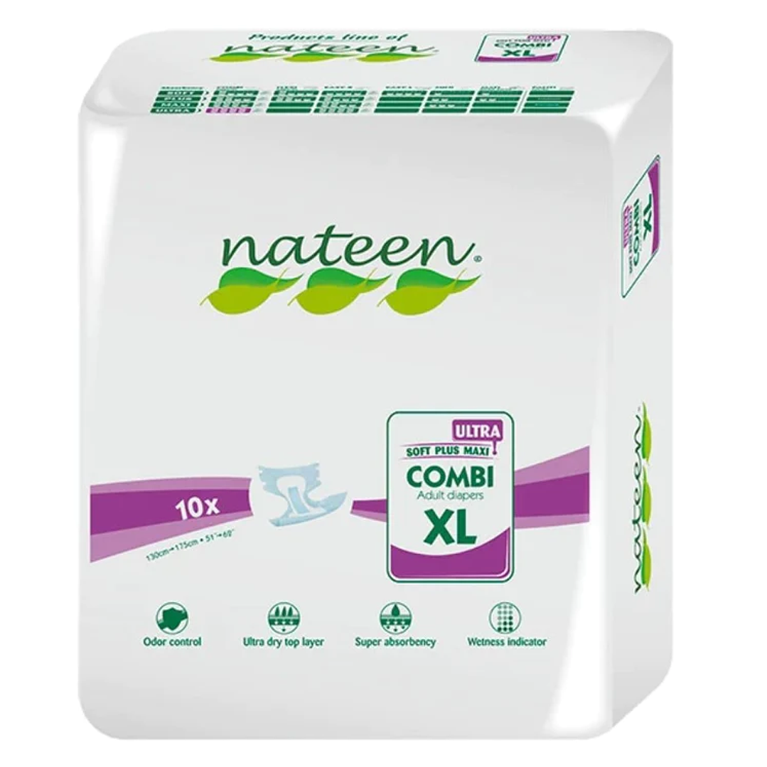 Pañal Nateen Combi Ultra — Tallas — 10 Unidades 3