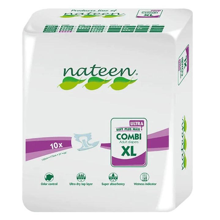 Pañal Nateen Combi Ultra — Tallas — 10 Unidades 3
