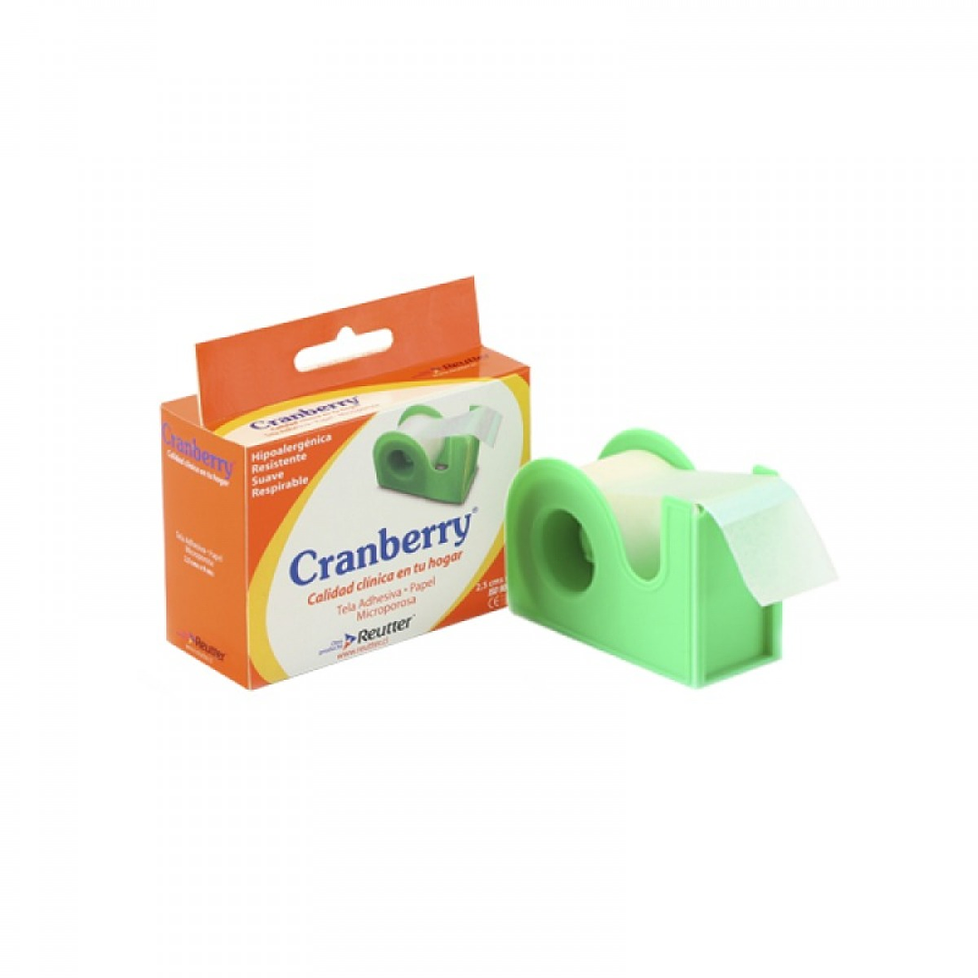 Cinta Papel Blanca - 2.5 cm. - Cranberry 1