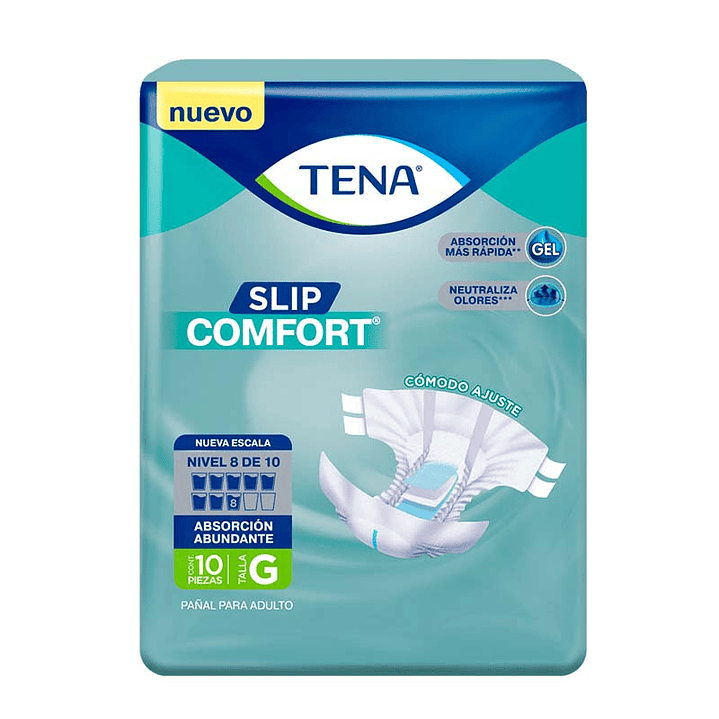 Tena Slip Comfort 10 Unidades - Tallas 2