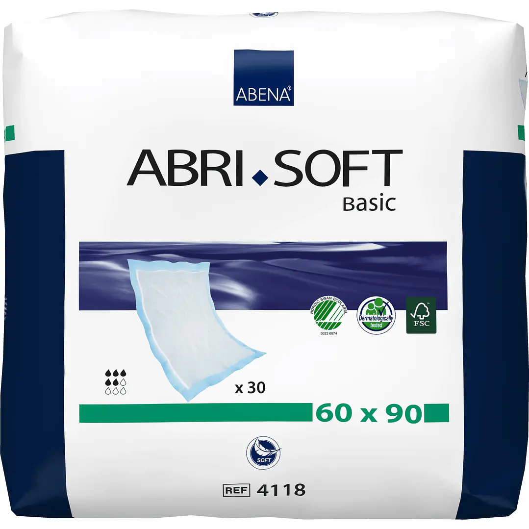 Sabanilla Abrisoft Basic 60x90 cm - 30 unidades - Abena  1