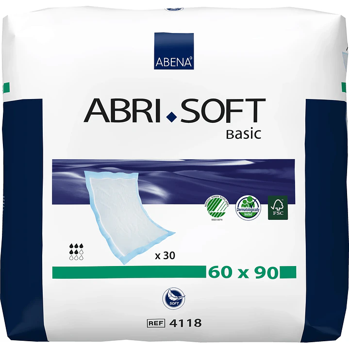 Sabanilla Abrisoft Basic 60x90 cm - 30 unidades - Abena  1