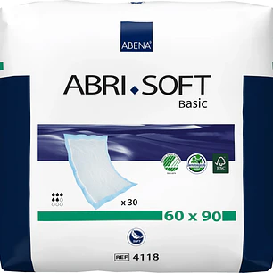 Sabanilla Abrisoft Basic 60x90 cm - 30 unidades - Abena 