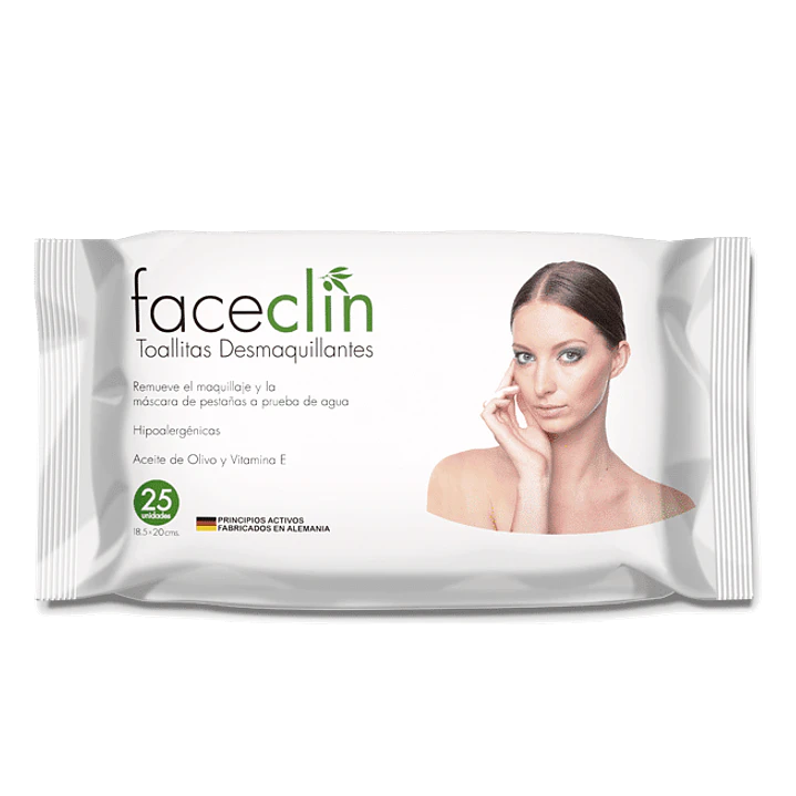 Toallitas Desmaquillantes - Faceclin - 25 unidades 1