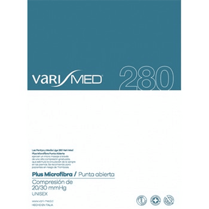 Media Liga de Microfibra 280 20-30 mmHg Varimed - Punta Abierta  - REF. 9002 1