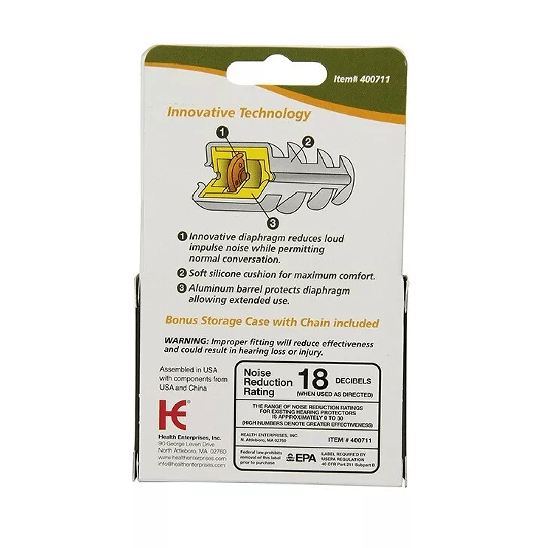 Tapón para Oídos de Silicona - Shooter´s 2