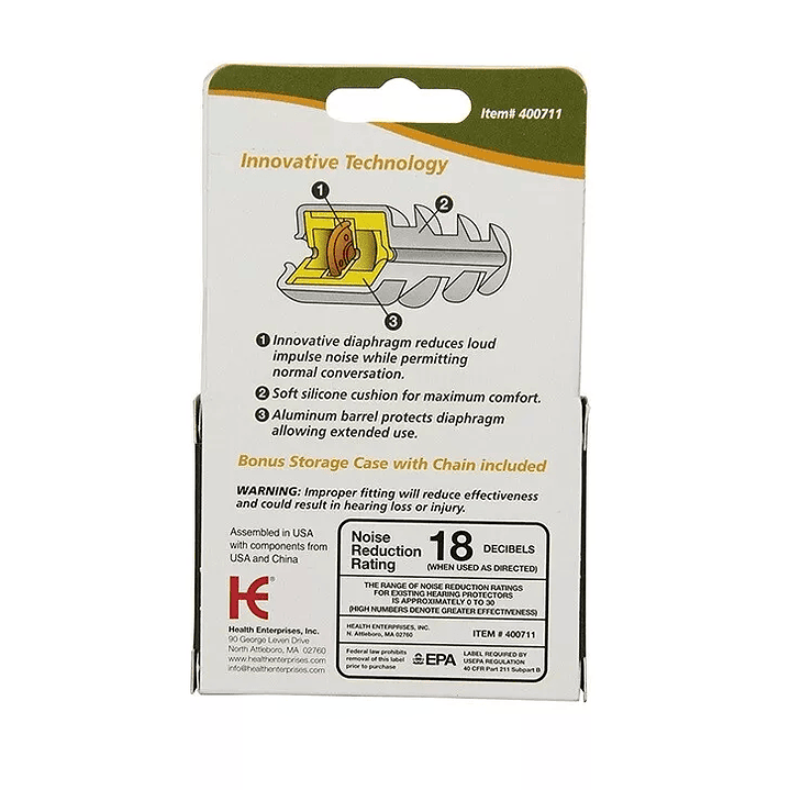 Tapón para Oídos de Silicona - Shooter´s 2