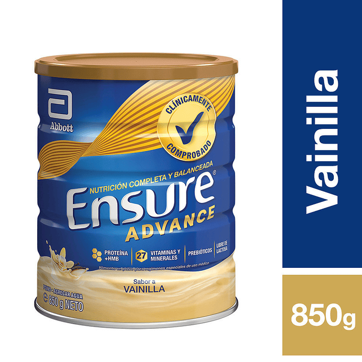 Ensure Advance 850 gr - Vainilla 1