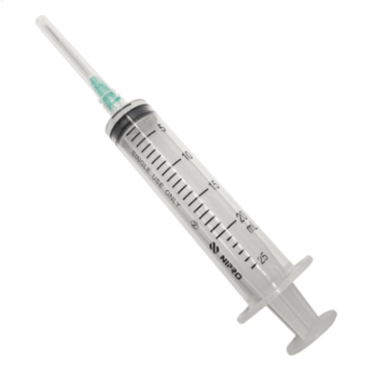 Jeringa Luer Lock 20ml - 21G x 1 1/2 - Nipro 1