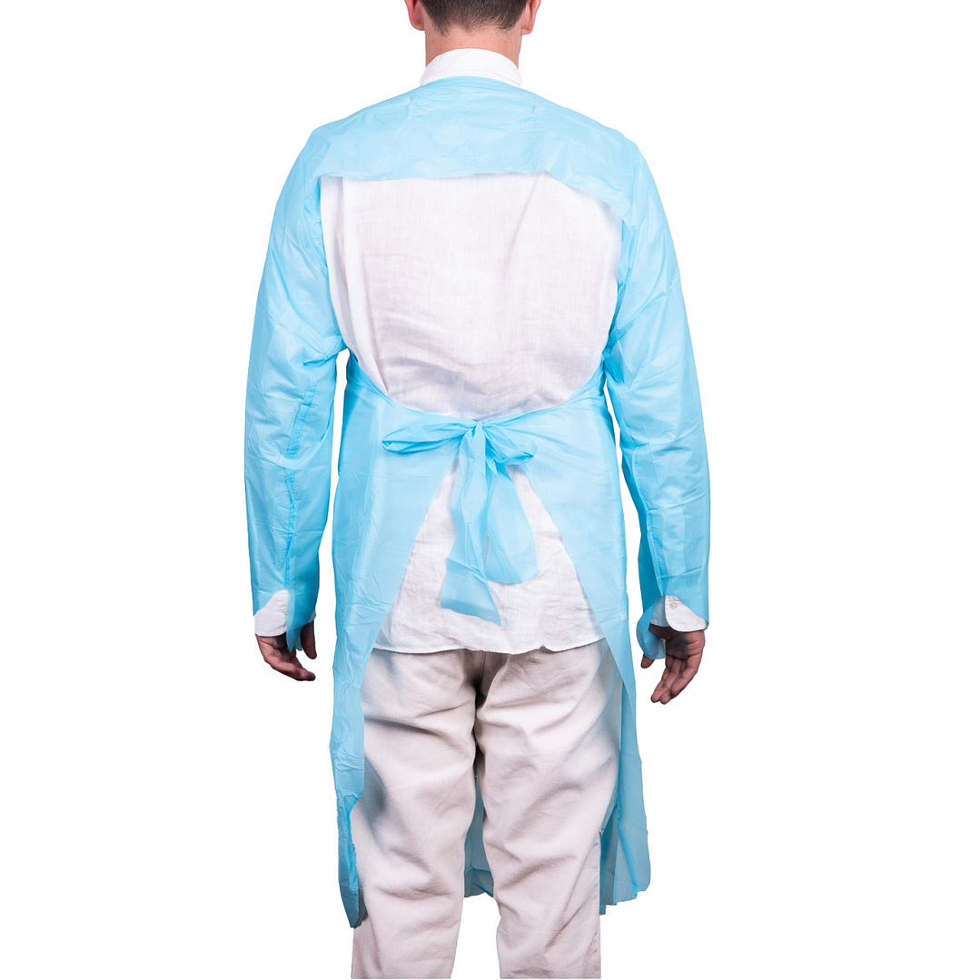 AAPECHOJ - Pechera Plástica con Mangas y Ojal - Cranberry 2