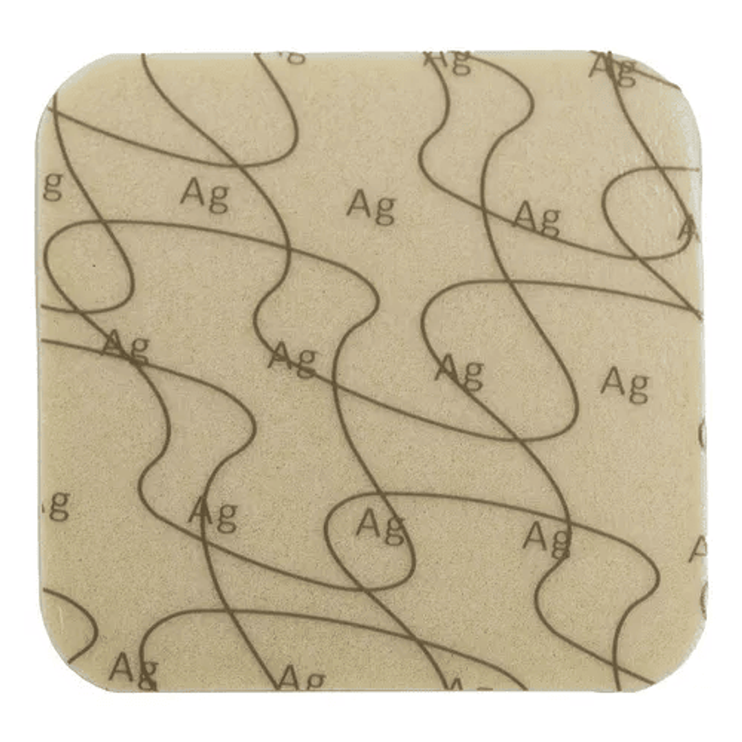 Apósito de Espuma Hidrofílica + Plata — 10x10 cm - ISImed 1