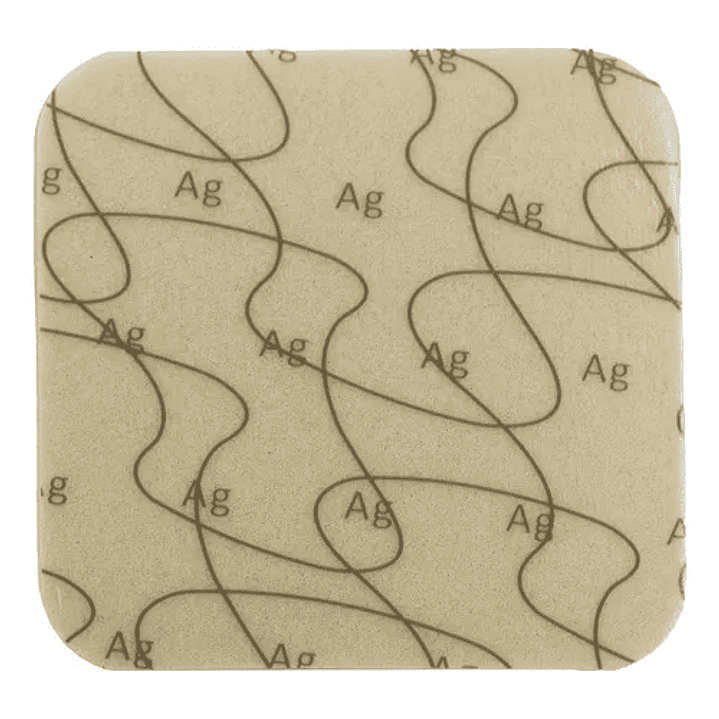 Apósito de Espuma Hidrofílica + Plata — 10x10 cm - ISImed 1