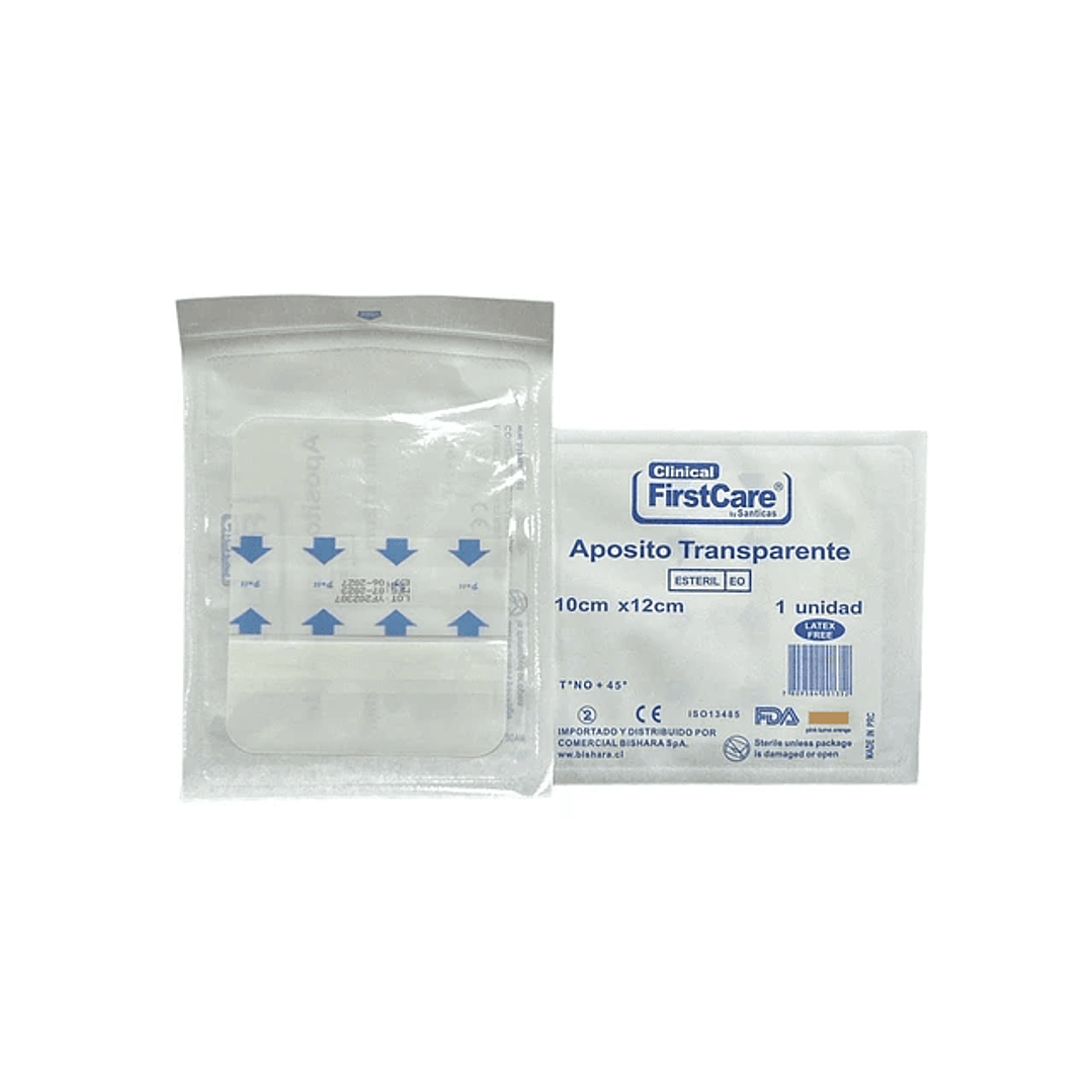 Apósito Transparente — 10x12 cm — FirstCare 1