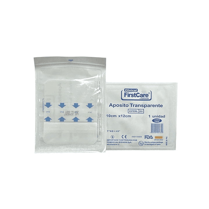 Apósito Transparente — 10x12 cm — FirstCare 1