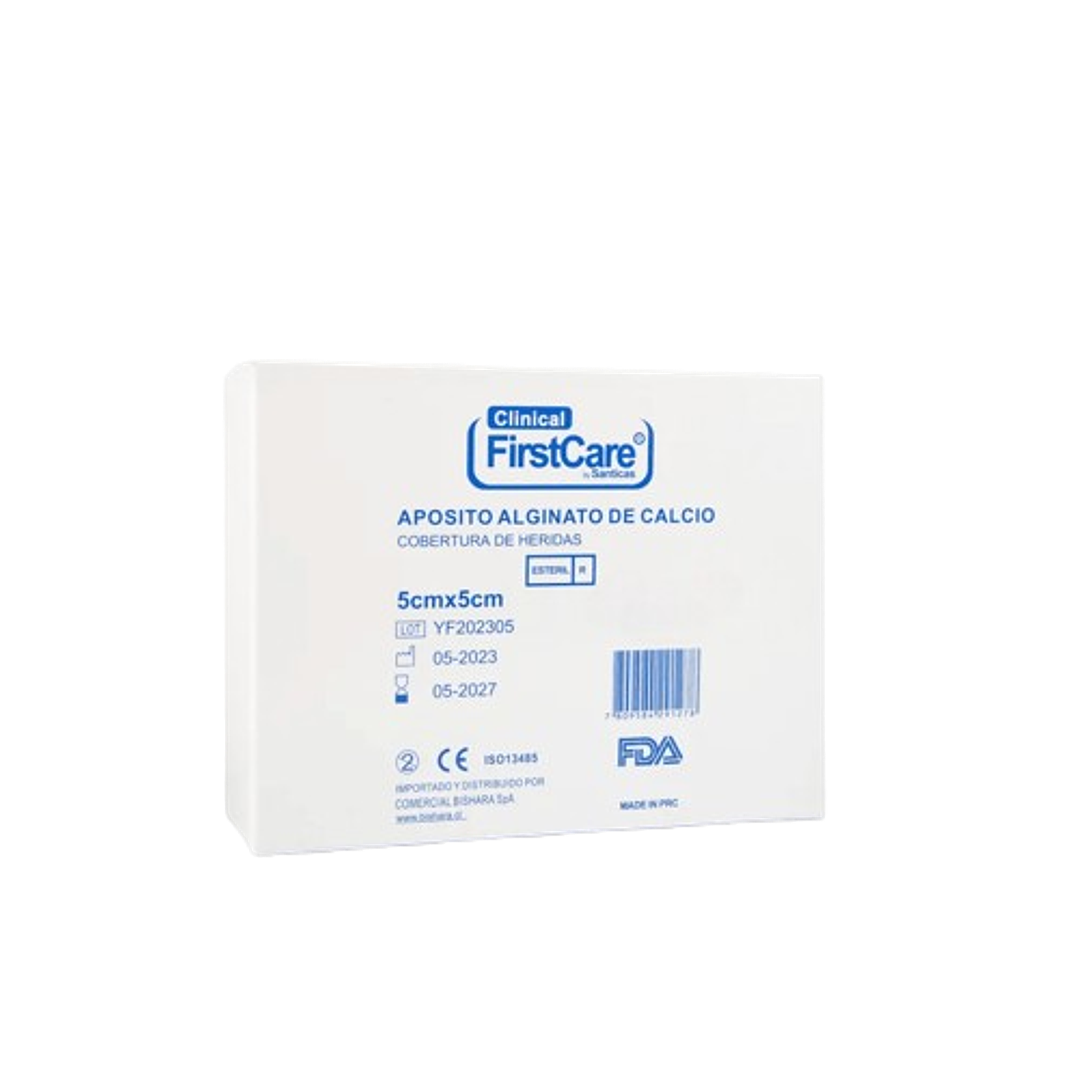 Aposito Alginato de Calcio — 5 x 5 cm — FirstCare 1