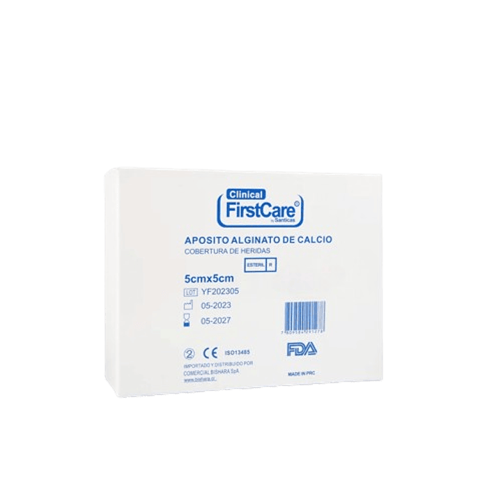 Aposito Alginato de Calcio — 5 x 5 cm — FirstCare 1