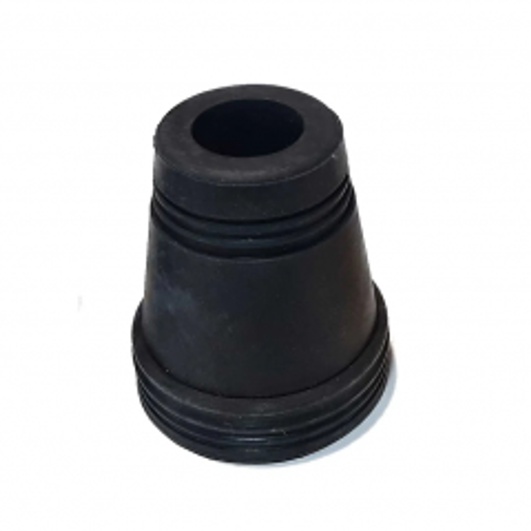 Regatón Bastón Negro 19mm - Unidad 1