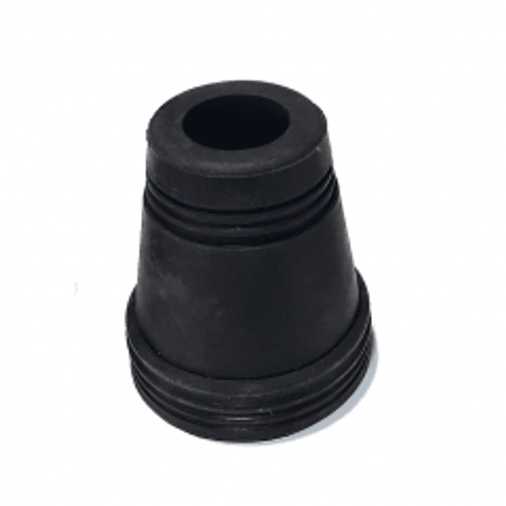 Regatón Bastón Negro 19mm - Unidad 1