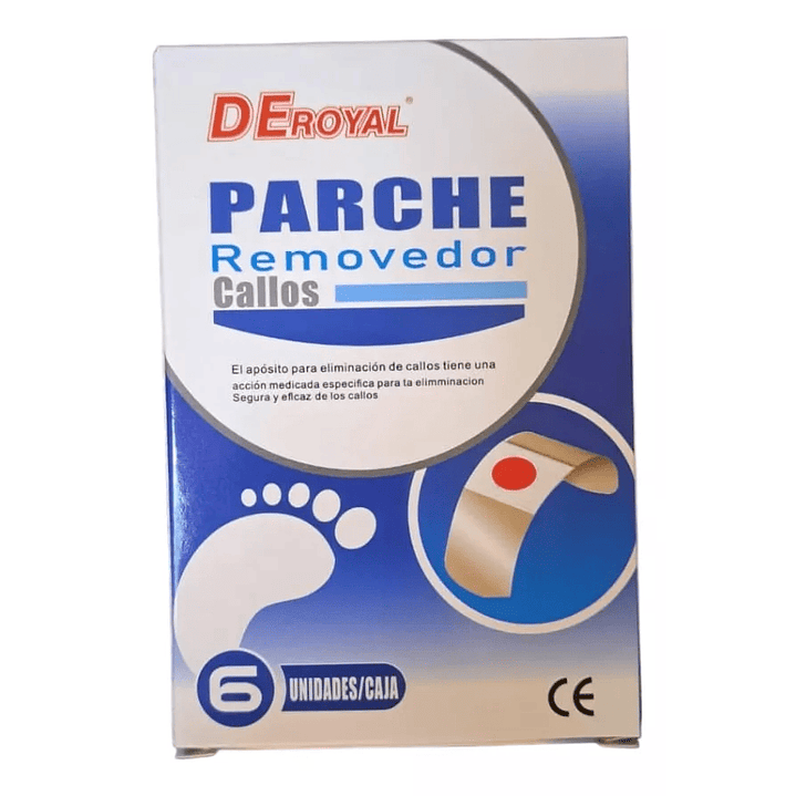 Parche Removedor Callos - 6 Unidades- DERoyal 1