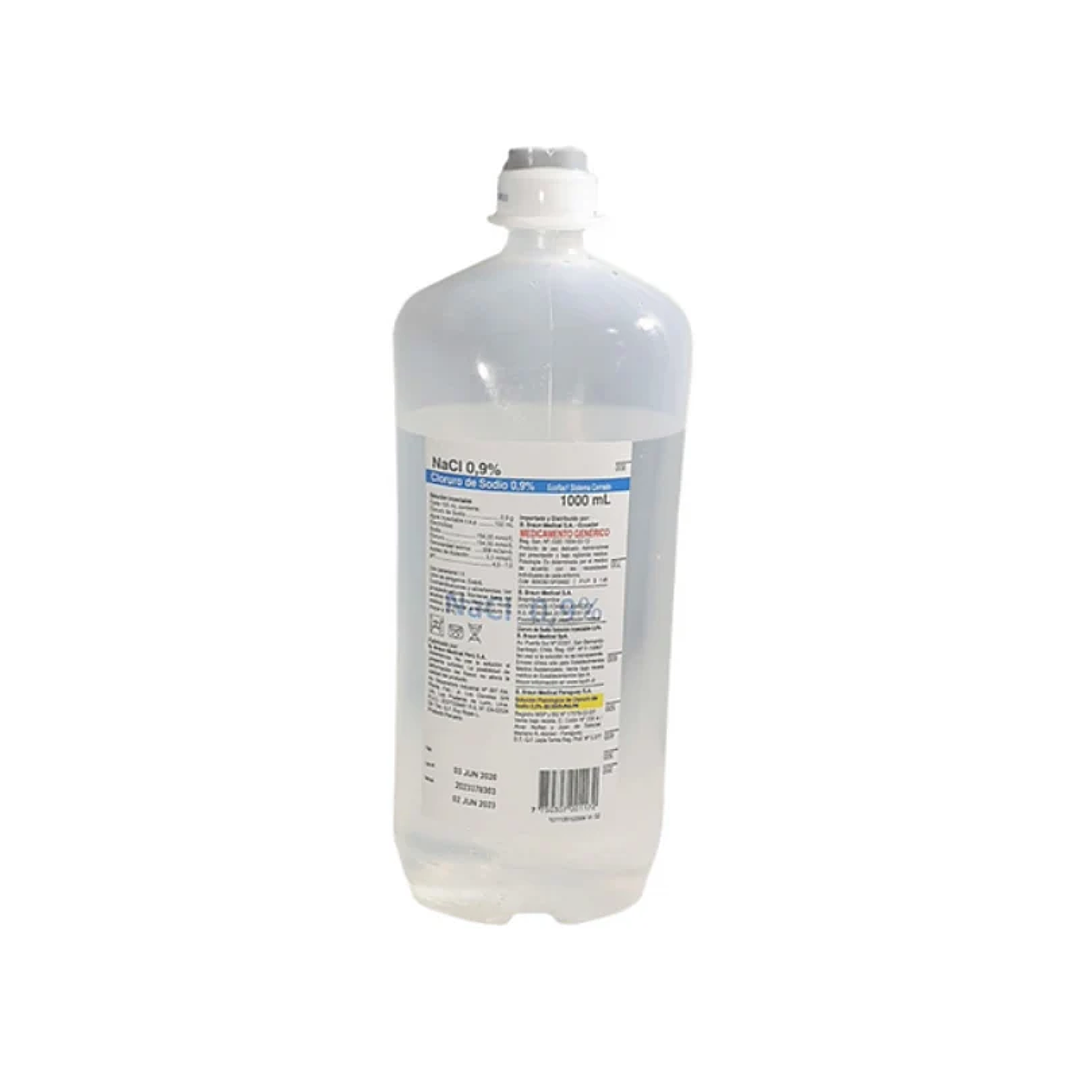 Suero Fisiológico – Cloruro de Sodio 0,9% - 1000 ml - BBraun 1