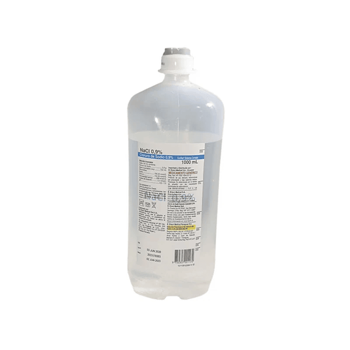 Suero Fisiológico – Cloruro de Sodio 0,9% - 1000 ml - BBraun 1