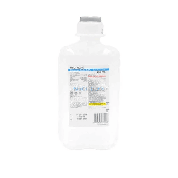 Suero Fisiológico – Cloruro de Sodio 0,9% - 250 ml - BBraun 1