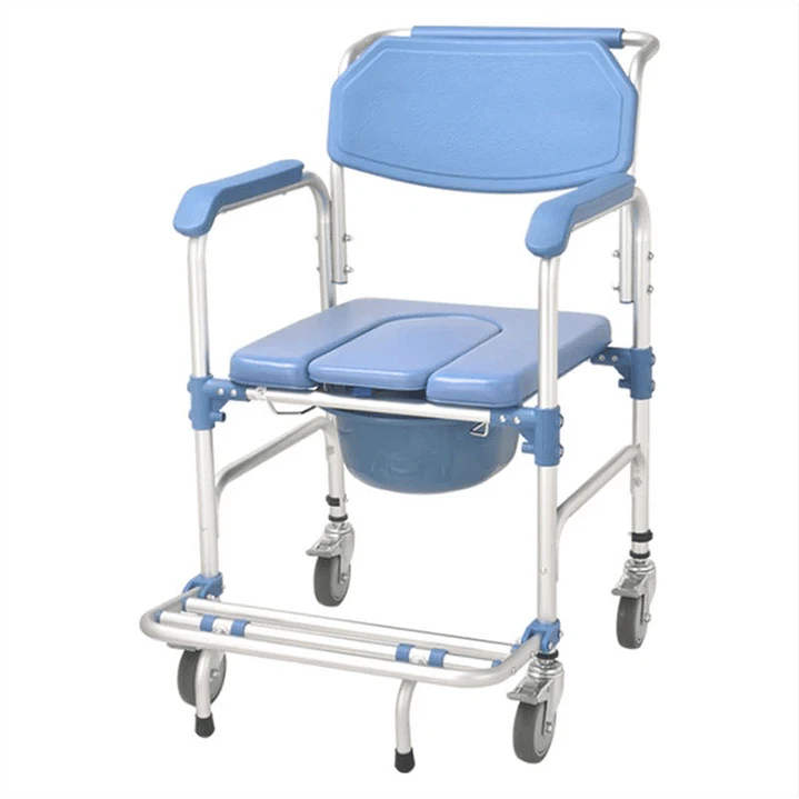 Silla de Baño con Ruedas con Apoya Pies - STRATTO M.D. 2