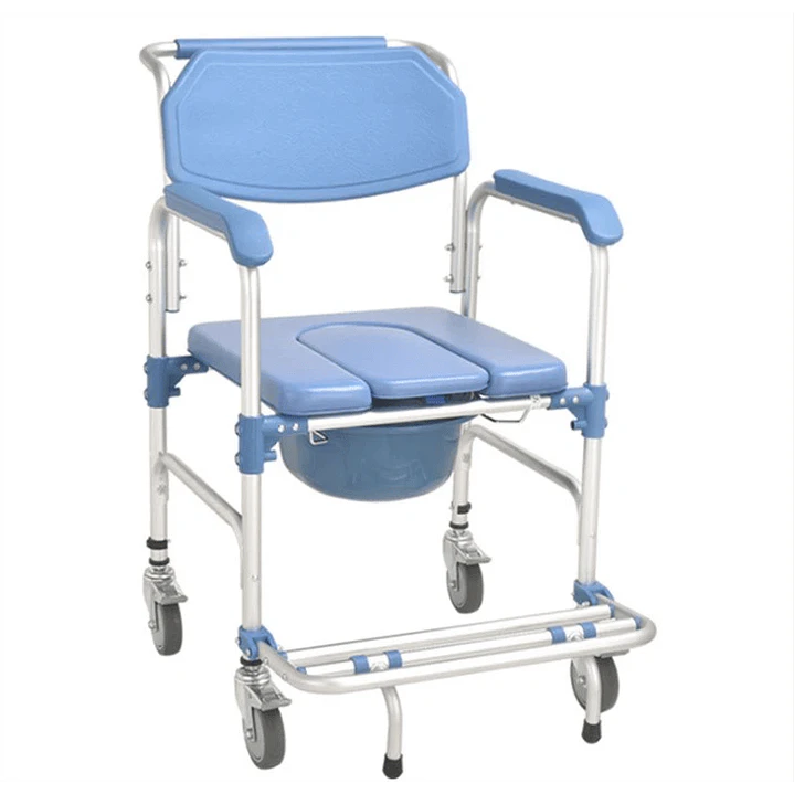 Silla de Baño con Ruedas con Apoya Pies - STRATTO M.D. 1