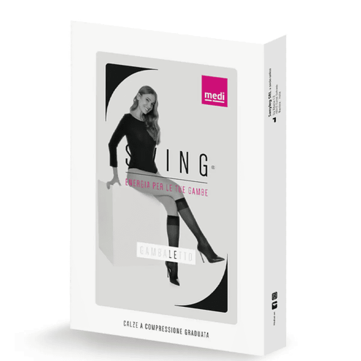 Calceta Swing 70 (14 mmHg) Punta Cerrada  1