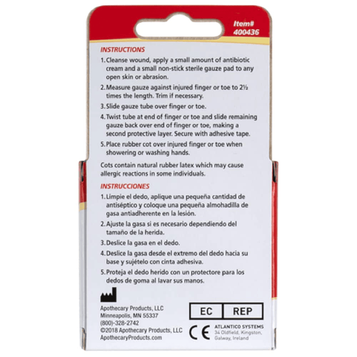 Dedo Gasa Tubular - Acu Life - REF. 400436A 4